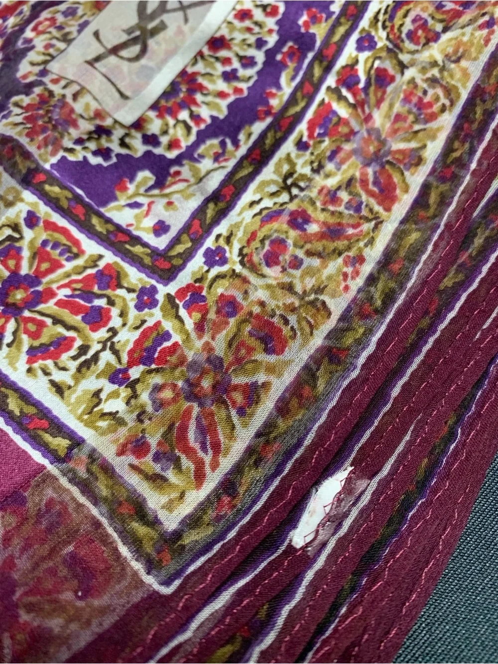 Yves Saint Laurent luxurious silk